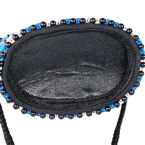 Joa Wooden Octagon and Bead Tile Mini Bags Crossbody Bag - Picture 6 of 8